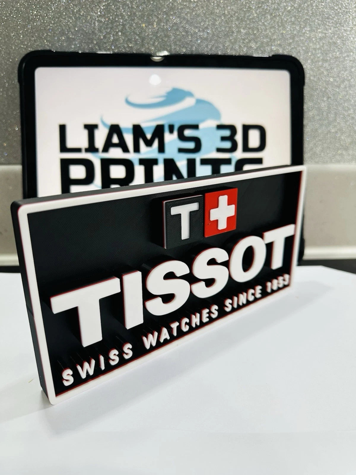 Decorative Tissot Watch Brand Logo Sign Display Box Sign